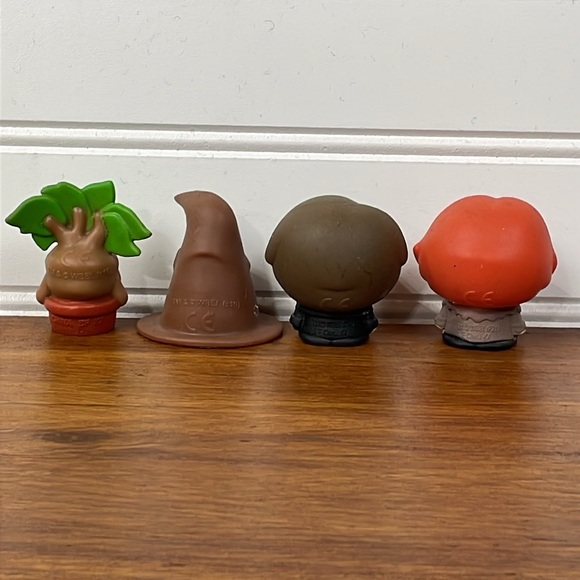 Set of 4 Harry Potter  Rubber Squishies - Picture 3 of 3